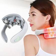 Smart 4-Head Neck & Shoulder Massager | Deep Heat Therapy & Muscle Pain Relief