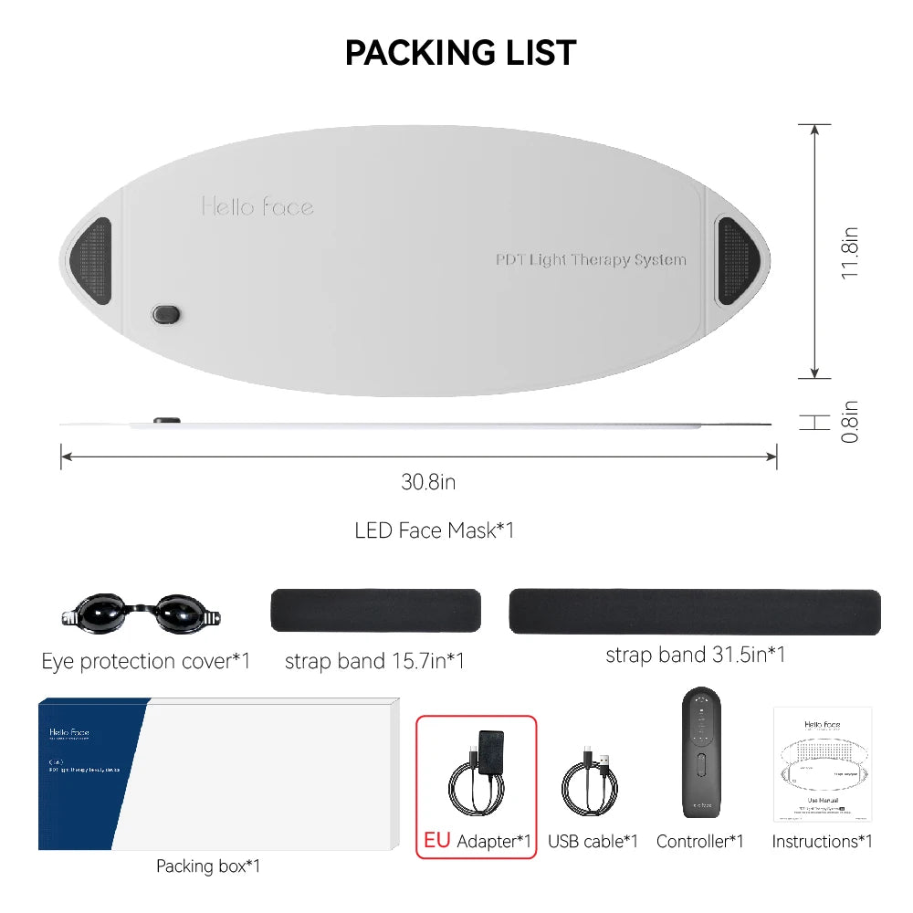 Hello Face L6 Red Light and infrared Therapy Mask Face Body Machine