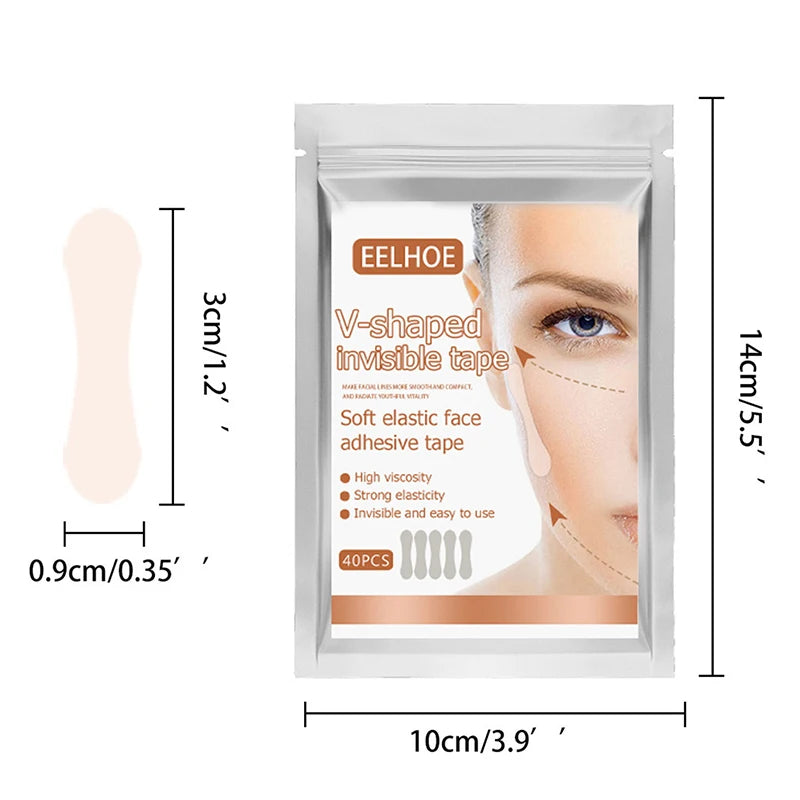 Instant Invisible Face Lift Tape | Neck, Eye & Jawline Lifting Strips – Professional Skin Tightening Solution