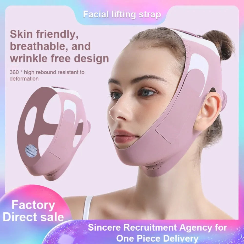 Graphene Face Slimming Bandage V-Line Face Shaper Facial Chin Cheek Lifting Belt Anti Wrinkle Face Lift Up Strap Skin Care Tools