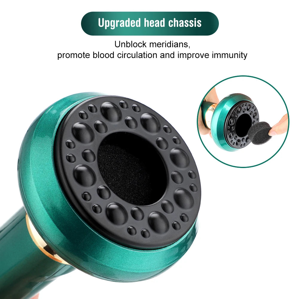 Smart Vacuum Cupping & Massage Device | Infrared Red Light Therapy for Pain Relief, Cellulite & Muscle Recovery