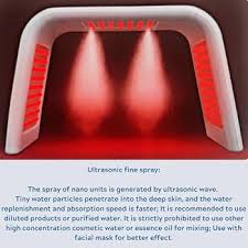 Nano Spray Hydrating LED Photon Therapy Machine – 7-Colour Skin Rejuvenation Device | British Cosmetic Clinic