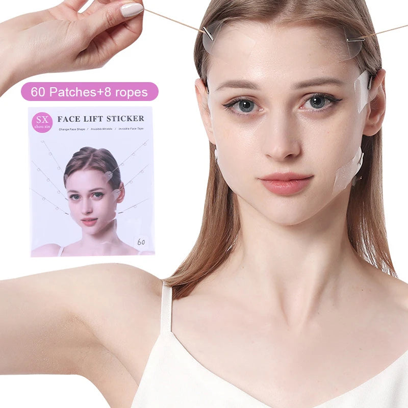 ✨ Instant Face Lift Tape – Invisible V-Shape Lifting & Anti-Aging Stickers | British Cosmetic Clinic
