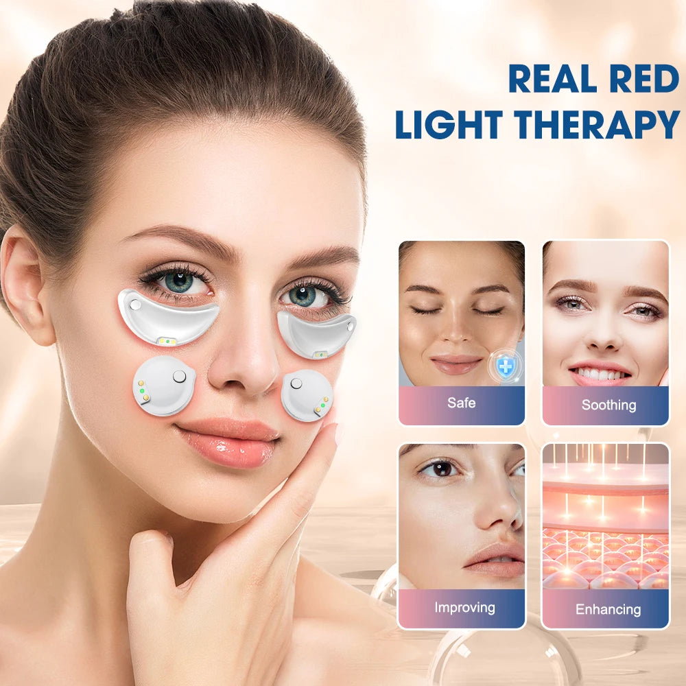 Red Light Under-Eye Therapy Pads | Dark Circle, Puffiness & Wrinkle Eraser
