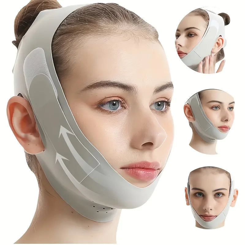 Graphene Face Slimming Bandage V-Line Face Shaper Facial Chin Cheek Lifting Belt Anti Wrinkle Face Lift Up Strap Skin Care Tools