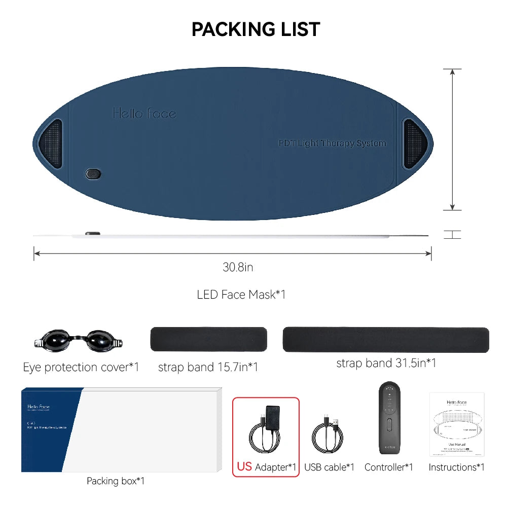 Hello Face L6 Red Light and infrared Therapy Mask Face Body Machine